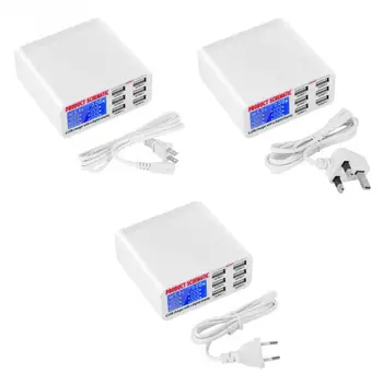 VBESTLIFE 6 Port 6A USB Charger Fast Quick Smart Charging Station Dock LCD Digital Display 100-240V For Smart Phone Tablet PC
VBESTLIFE 6 Port 6A USB Charger Fast Quick Smart Charging Station Dock LCD Digital Display 100-240V For Smart Phone Tablet PC