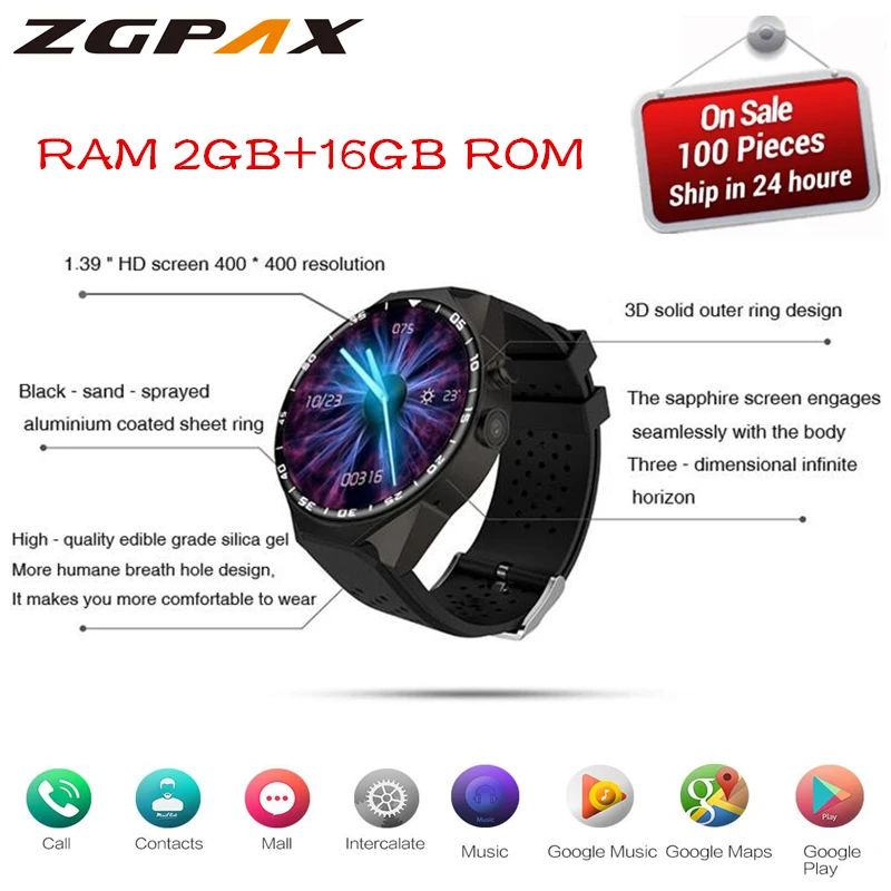 Smart watch Android 5.1 OS IP67 Waterproof Smartwatch phone MTK6580 RAM 1GB ROM 16GB support 3G wifi WCDMA Bluetooth notifier
Smart watch Android 5.1 OS IP67 Waterproof Smartwatch phone MTK6580 RAM 1GB ROM 16GB support 3G wifi WCDMA Bluetooth notifier