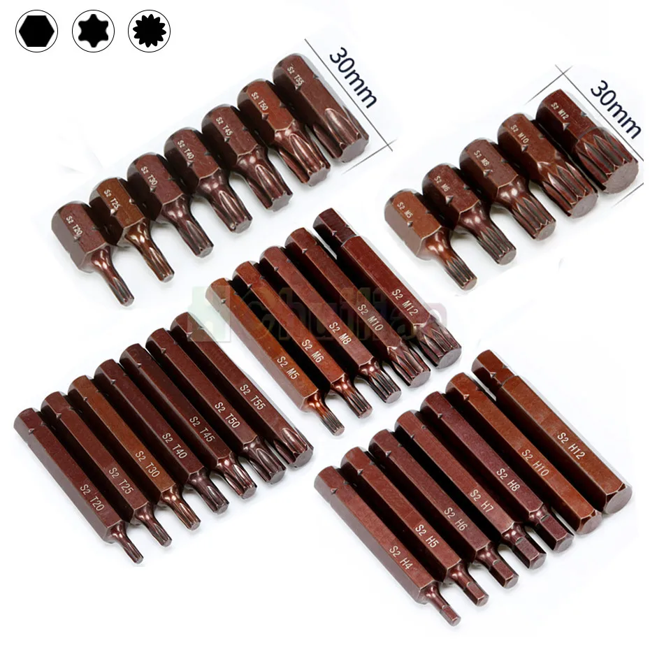 10mm 8/3 shank Torx Spline Screwdriver Bit Set Hexagon Socket Wrench Adapter Set Car Hand Tools Repair Kit S2 Alloy Steel Bits
10mm 8/3 shank Torx Spline Screwdriver Bit Set Hexagon Socket Wrench Adapter Set Car Hand Tools Repair Kit S2 Alloy Steel Bits