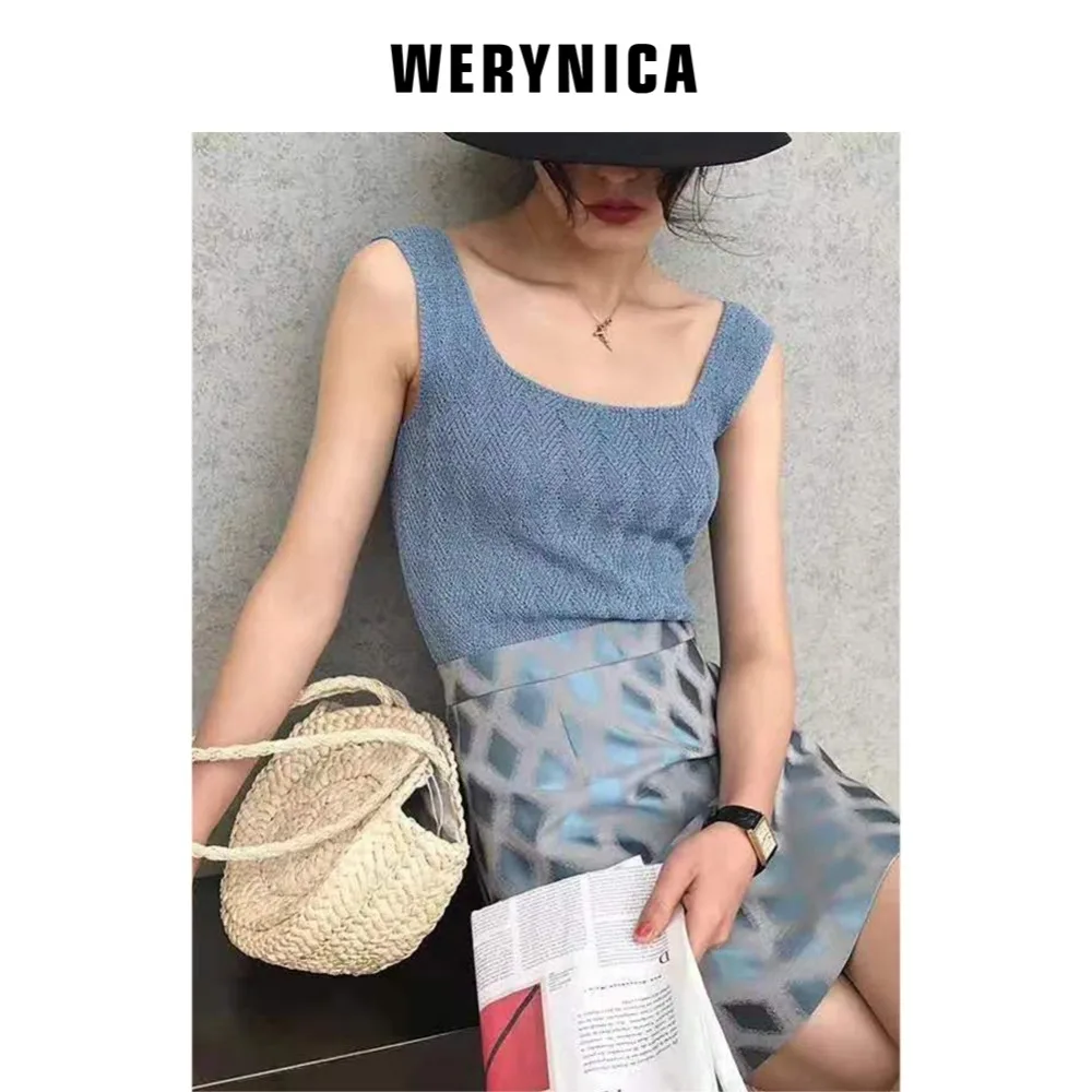 Werynica Summer Sexy Camis Women Top Sleeveless Shirt Sexy Ice Fabric Solid Lady Bralette Tops Strap Skinny Vest Camisole
Werynica Summer Sexy Camis Women Top Sleeveless Shirt Sexy Ice Fabric Solid Lady Bralette Tops Strap Skinny Vest Camisole