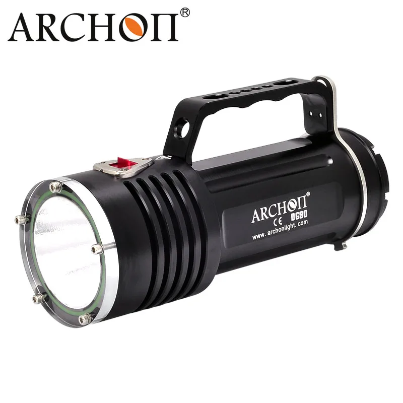 

ARCHON WG96 DG90 Rechargeable underwater LED Diving Light 2200lm Scuba lamp 200M waterproof Goodman Handle Dive Torch