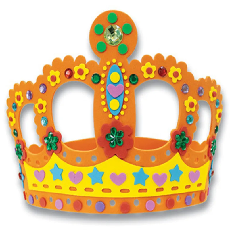 Cute Color Random EVA DIY Crown Enviromental-friendly 3D EVA Handmade Gifts Kits Birthday Crown DIY Hat Craft Toy for Children
Cute Color Random EVA DIY Crown Enviromental-friendly 3D EVA Handmade Gifts Kits Birthday Crown DIY Hat Craft Toy for Children