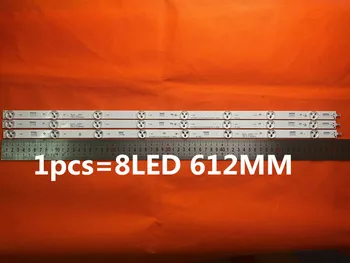 3pcs x LED Backlight Strip for So ny 32"TV for SAM SUNG_2014_SONY_DIRECT_FIJL_32V_A3228_8LEDs_REV1.2_140404 8-LEDs 612mm
3pcs x LED Backlight Strip for So ny 32"TV for SAM SUNG_2014_SONY_DIRECT_FIJL_32V_A3228_8LEDs_REV1.2_140404 8-LEDs 612mm