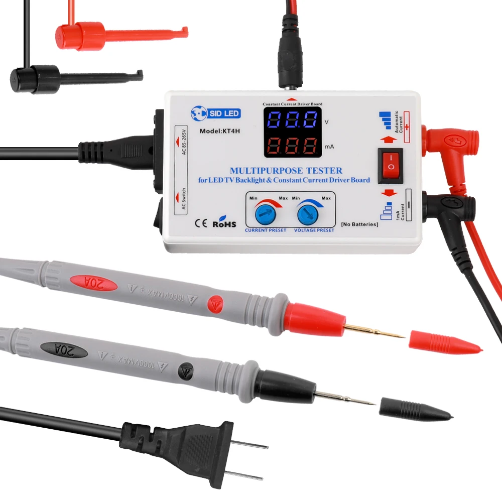 0-330V Output Multifunctional LED TV Backlight and Constant Current Driver Board Tester Adjustable Voltage and Current Lamp
0-330V Output Multifunctional LED TV Backlight and Constant Current Driver Board Tester Adjustable Voltage and Current Lamp