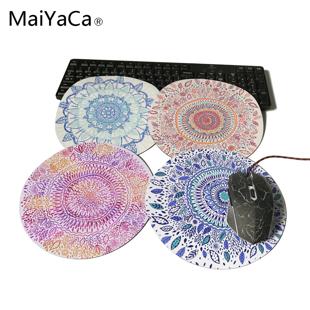 MaiYaCa Indigo Flowered Mandala New Small Size Round Mouse Pad Non-Skid Rubber Pad
MaiYaCa Indigo Flowered Mandala New Small Size Round Mouse Pad Non-Skid Rubber Pad