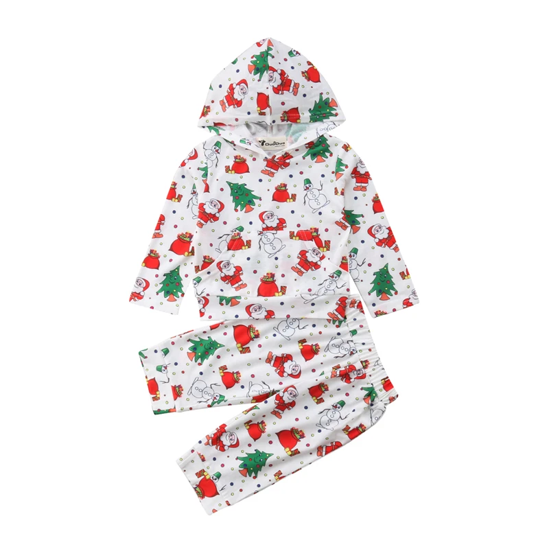 Xmas Newborn Baby Boy Girl Outfits Clothes Long Sleeve Santa Printed Hooded Sweatshirts Tops+Pants Christmas Casual Clothes Set
Xmas Newborn Baby Boy Girl Outfits Clothes Long Sleeve Santa Printed Hooded Sweatshirts Tops+Pants Christmas Casual Clothes Set