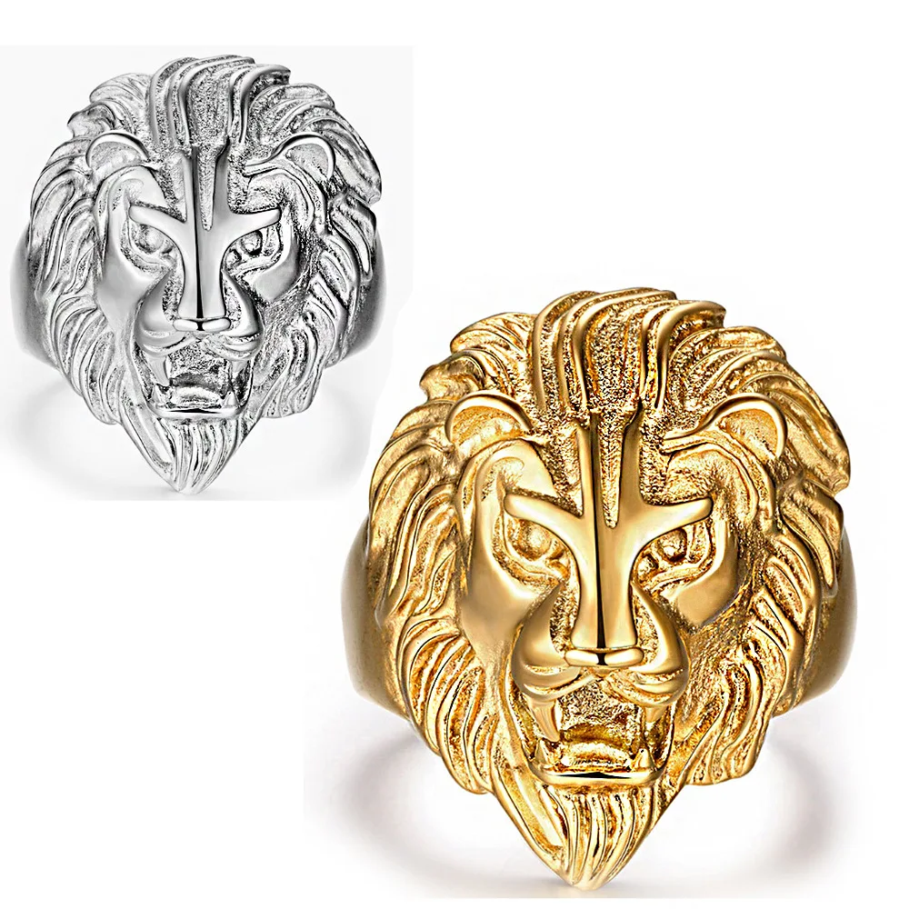2018 hot sale Gold silver color Lion 's head Men Hip hop rings fashion punk Animal shape ring male Hiphop jewelry gifts
2018 hot sale Gold silver color Lion 's head Men Hip hop rings fashion punk Animal shape ring male Hiphop jewelry gifts