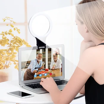 LED Ring Makeup Light Fill Light Artifact Dimmable Desk Makeup Ring Light For Photography Video
LED Ring Makeup Light Fill Light Artifact Dimmable Desk Makeup Ring Light For Photography Video