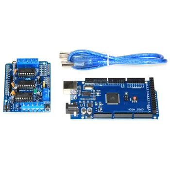 Motor-driven expansion board L293D motor control shield for arduino with Mega 2560 R3 Mega2560 REV3 and usb cable
Motor-driven expansion board L293D motor control shield for arduino with Mega 2560 R3 Mega2560 REV3 and usb cable