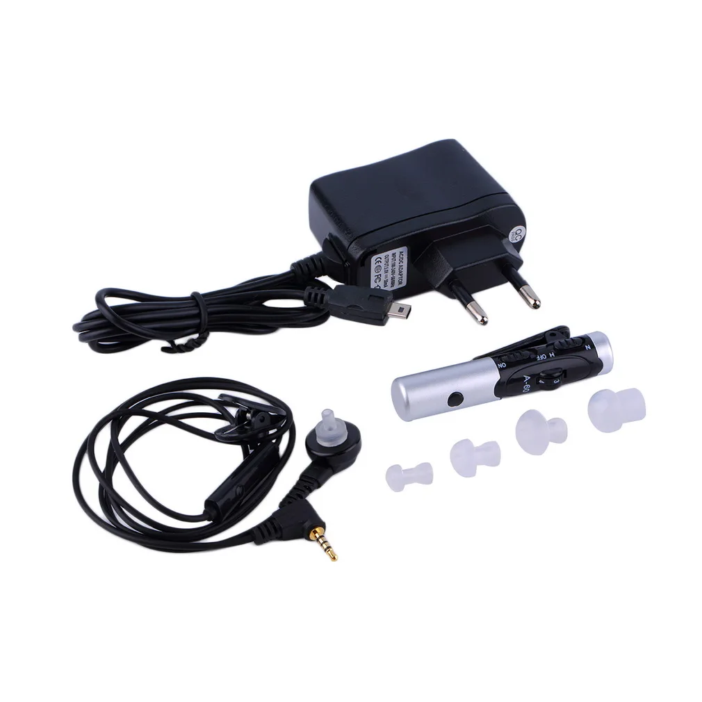 A-60 Rechargeable In-Ear Hearing Aid Adjustable Tone Sound Voice Amplifier Quality New Arrival
A-60 Rechargeable In-Ear Hearing Aid Adjustable Tone Sound Voice Amplifier Quality New Arrival