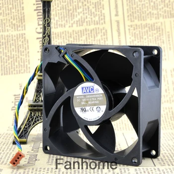 For AVC 9cm 9cm Four-wire PWM CPU temperature control double ball high wind pressure large air volume chassis fan 9038
For AVC 9cm 9cm Four-wire PWM CPU temperature control double ball high wind pressure large air volume chassis fan 9038