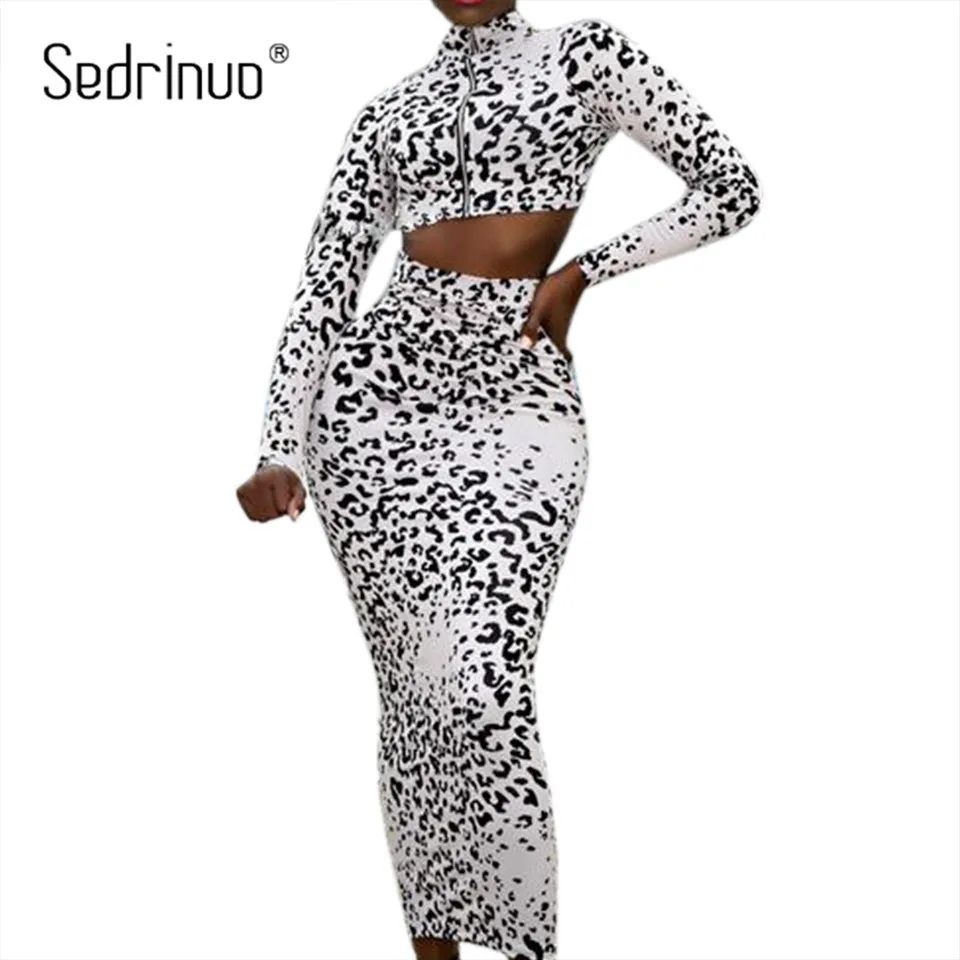 Sedrinuo Women A/W Sexy Leopard Long Sleeves 2 Pieces Set Dress Bodycon Mock Neck Slim High Waist Dresses Clubwear Lady Vestidos
Sedrinuo Women A/W Sexy Leopard Long Sleeves 2 Pieces Set Dress Bodycon Mock Neck Slim High Waist Dresses Clubwear Lady Vestidos
