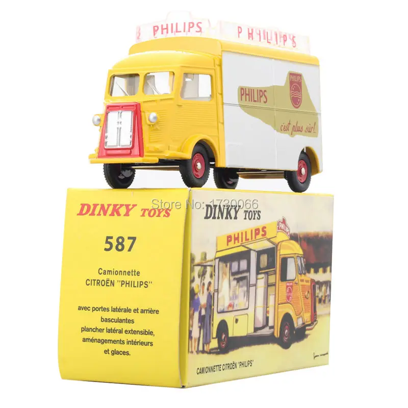 1:43 DINKY TOYS 587 CAMION CAMIONNETTE CITROEN TUB HY H PHILIPS ATLAS Alloy Diecast Car model & Toys Model for Collection
1:43 DINKY TOYS 587 CAMION CAMIONNETTE CITROEN TUB HY H PHILIPS ATLAS Alloy Diecast Car model & Toys Model for Collection
