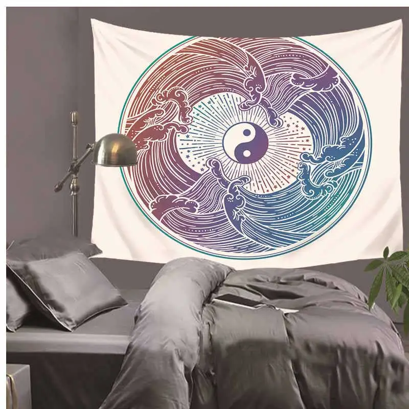 Cilected Psychedelic Tapestry 7 Chakra Mandala Wall Hanging Tapestries 100% Polyester Fabric Yoga Class Living Room Decoration
Cilected Psychedelic Tapestry 7 Chakra Mandala Wall Hanging Tapestries 100% Polyester Fabric Yoga Class Living Room Decoration