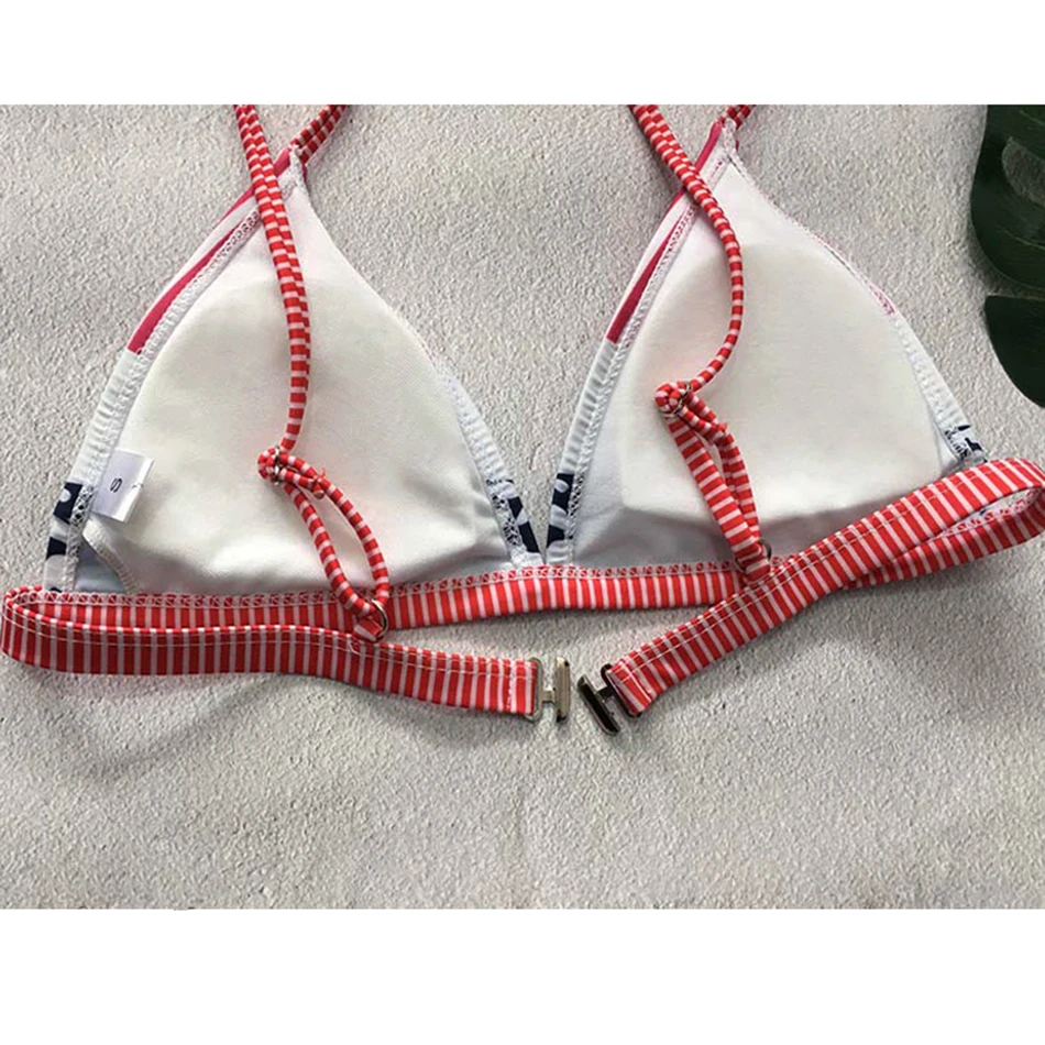 Women Bikinis 2018 thong Swimwear Sexy Swimsuit Retro Brazilian Beach Bathing Suit Bikini Shorty Maillot de bain for Ladies XL 2
