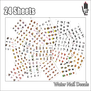 Nail 24Sheets/Lot Mix 24 Different Cartoon ONE PIECE Nail Art Water Sticker Decal For Nail Art Decoration 24BLE2183
Nail 24Sheets/Lot Mix 24 Different Cartoon ONE PIECE Nail Art Water Sticker Decal For Nail Art Decoration 24BLE2183