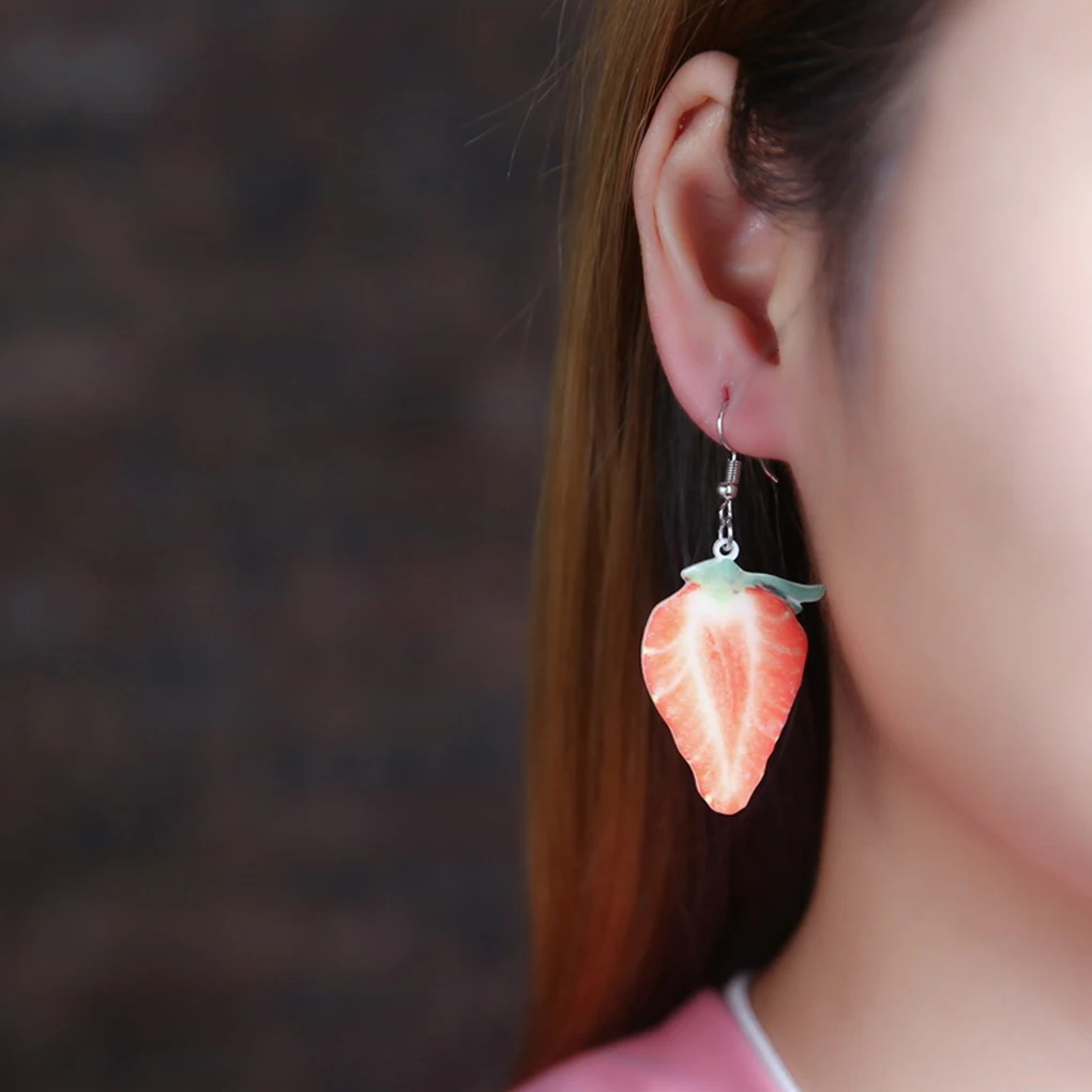 1 Pair Korean Style Strawberry Pineapple Pendant Earrings Girl Women Fruit Dangle Drop Ear Rings Summer Ear Studs
1 Pair Korean Style Strawberry Pineapple Pendant Earrings Girl Women Fruit Dangle Drop Ear Rings Summer Ear Studs