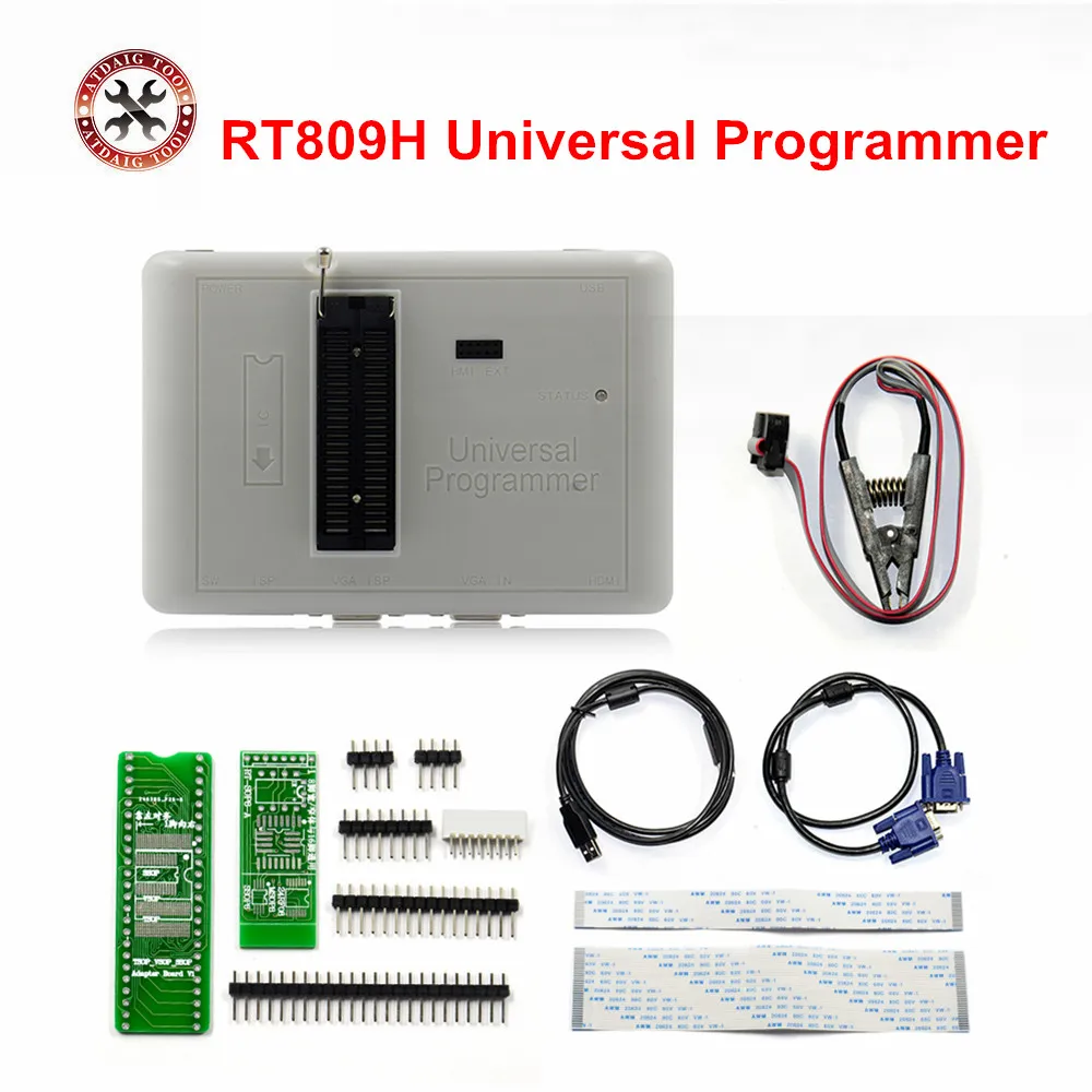 Original Newst Universal RT809H EMMC-Nand FLASH Programmer RT809H universal programmer Free Shipping
Original Newst Universal RT809H EMMC-Nand FLASH Programmer RT809H universal programmer Free Shipping