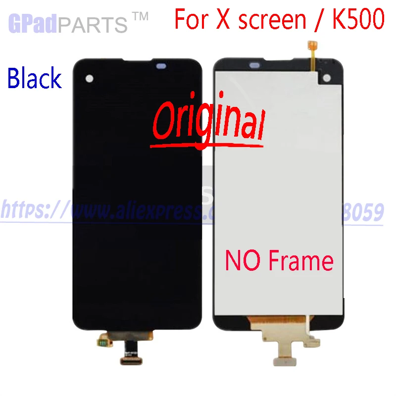 4.93inch Original For LG X screen K500 500H LCD Display + touch screen digitizer with Frame Assembly Replacement
4.93inch Original For LG X screen K500 500H LCD Display + touch screen digitizer with Frame Assembly Replacement