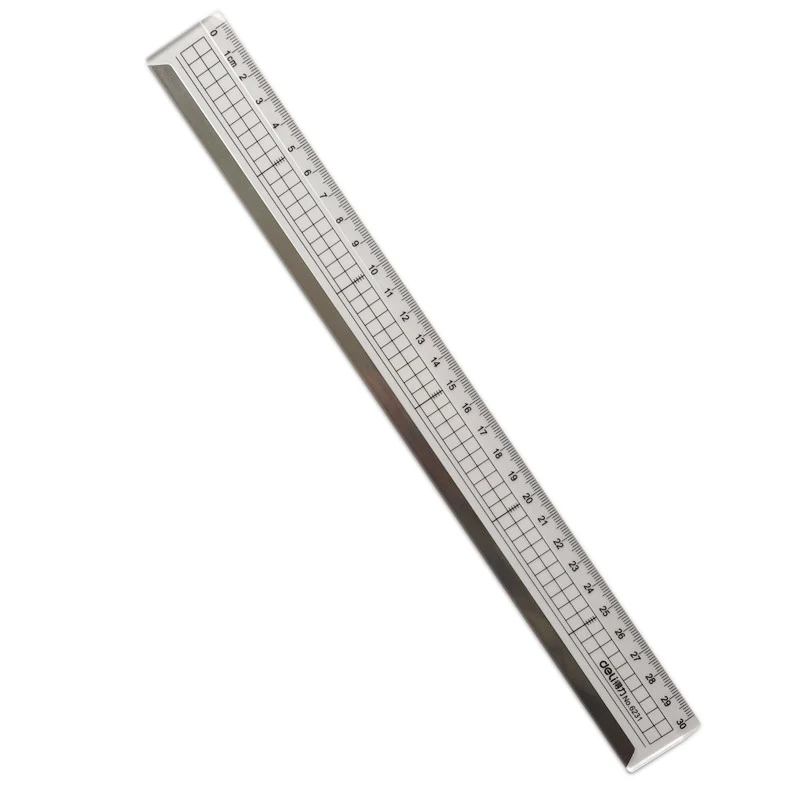 Cutting ruler 1pcs 30CM * 3MM Patchwork ruler 3MM thick transparent Patchwork foot handmade DIY essential Metal straightedge
Cutting ruler 1pcs 30CM * 3MM Patchwork ruler 3MM thick transparent Patchwork foot handmade DIY essential Metal straightedge