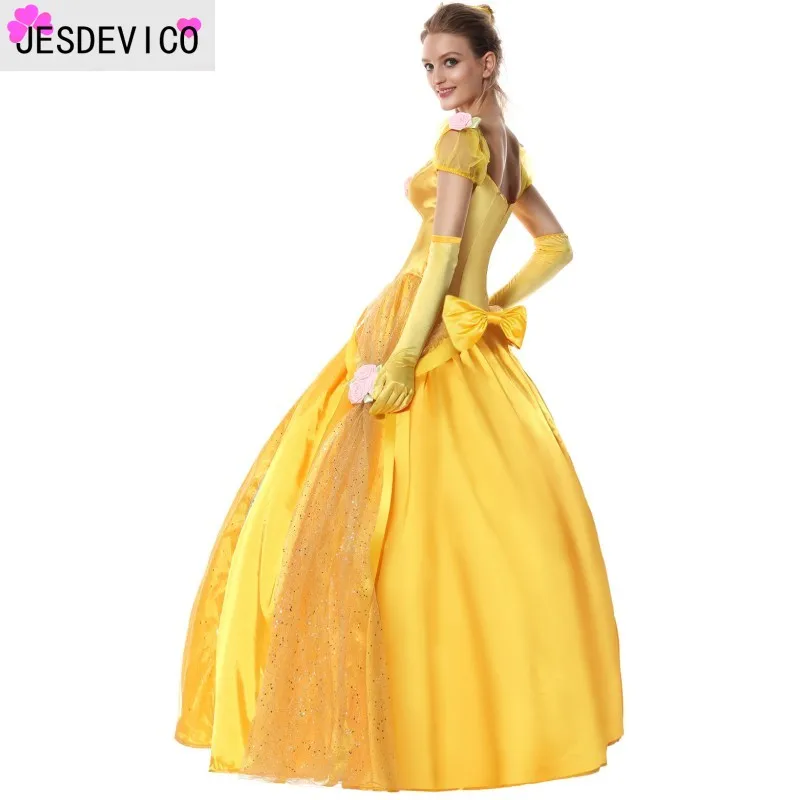 Beauty and the Beast Bell Princess Costume Ballet Fancy Dress Party Cosplay Evening | Тематическая одежда и униформа