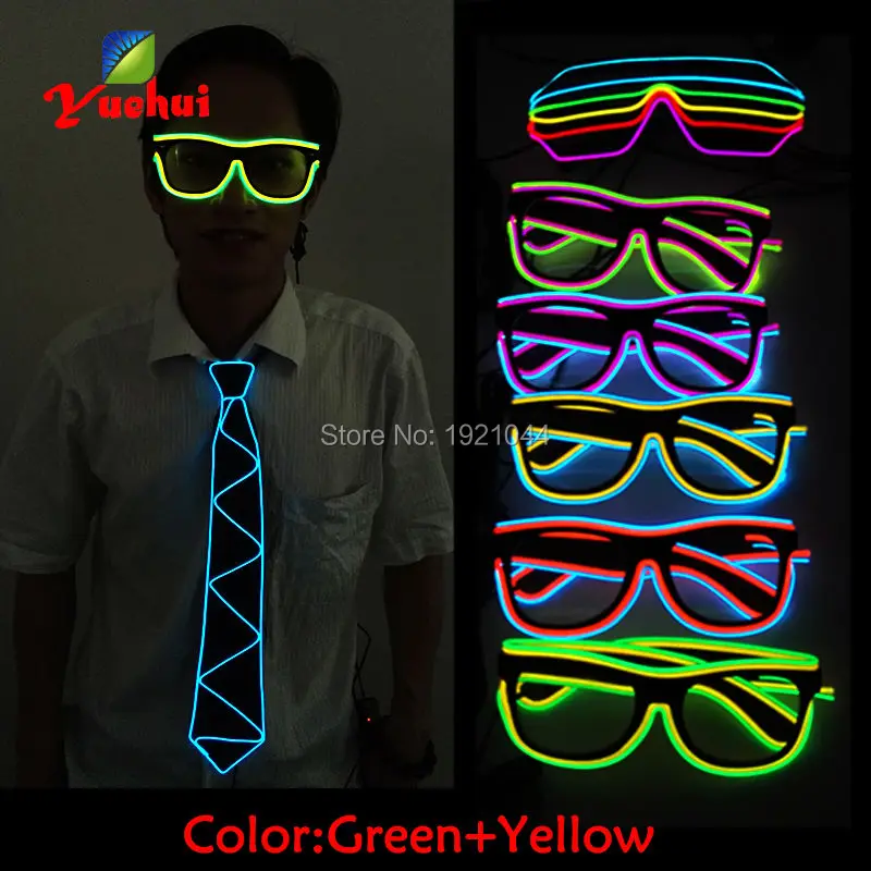 30pieces/set Wholesales EL Glasses with Sound activated Inverter Glow Party Supplies Neon Light UP LED Colorful Sunglasses
30pieces/set Wholesales EL Glasses with Sound activated Inverter Glow Party Supplies Neon Light UP LED Colorful Sunglasses