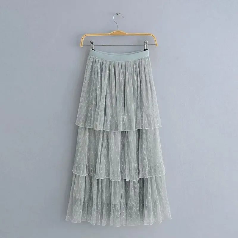 Jiajia 45-9499 European and American Fashion Three-tier Screen Half-length Skirt
Jiajia 45-9499 European and American Fashion Three-tier Screen Half-length Skirt