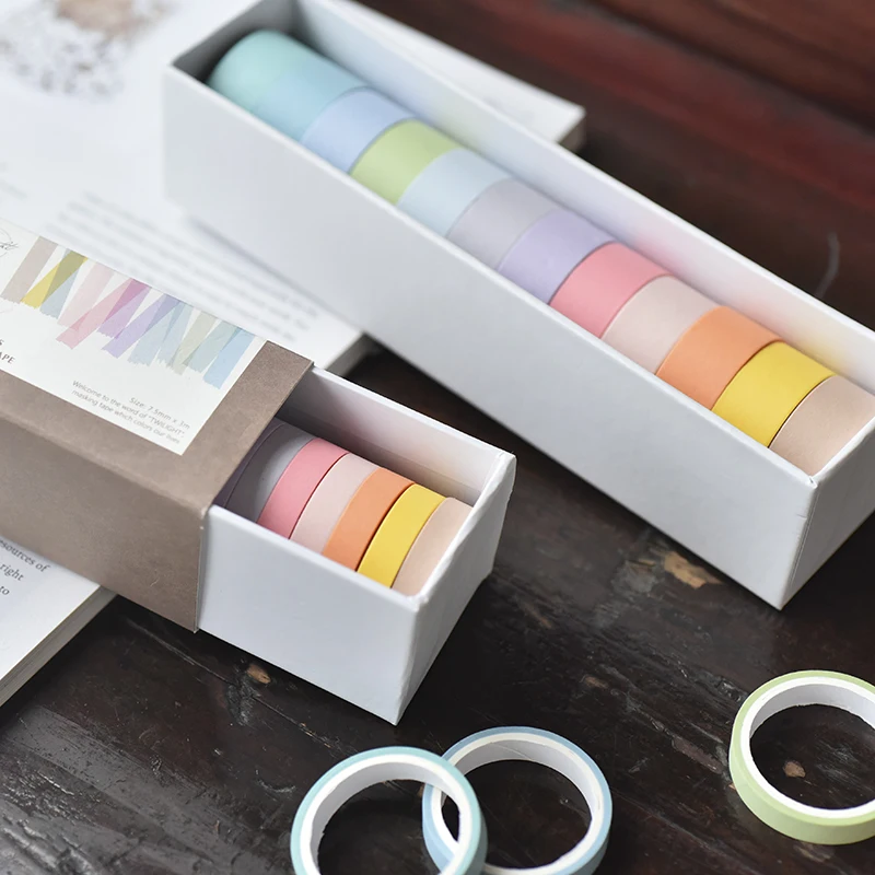 12 Pcs/lot pinkycolor Macaroon washi tape DIY decoration tapes Diary Adhesive masking stickers box-packed School Supplies Gift
12 Pcs/lot pinkycolor Macaroon washi tape DIY decoration tapes Diary Adhesive masking stickers box-packed School Supplies Gift