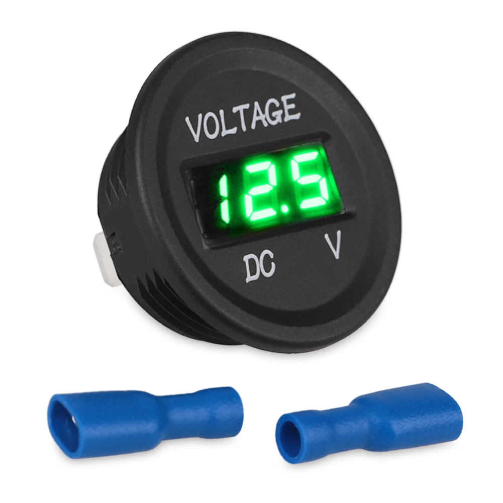 Blue Led Display Waterproof Motorcycle Voltmeter Gauge Voltage Meter Led Digital Voltmeter Marine Dc12v-24v For Motorcycle Car
Blue Led Display Waterproof Motorcycle Voltmeter Gauge Voltage Meter Led Digital Voltmeter Marine Dc12v-24v For Motorcycle Car