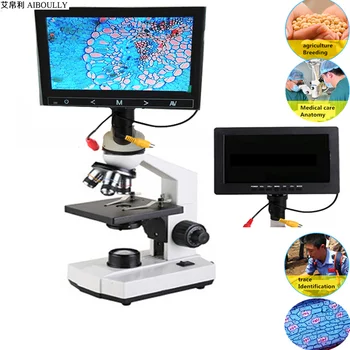 Electronic Biological Microscope 640x Zoom High Definition 7in Display Biology Instrument Diagnostic Tool Blood Cell Analysis
Electronic Biological Microscope 640x Zoom High Definition 7in Display Biology Instrument Diagnostic Tool Blood Cell Analysis