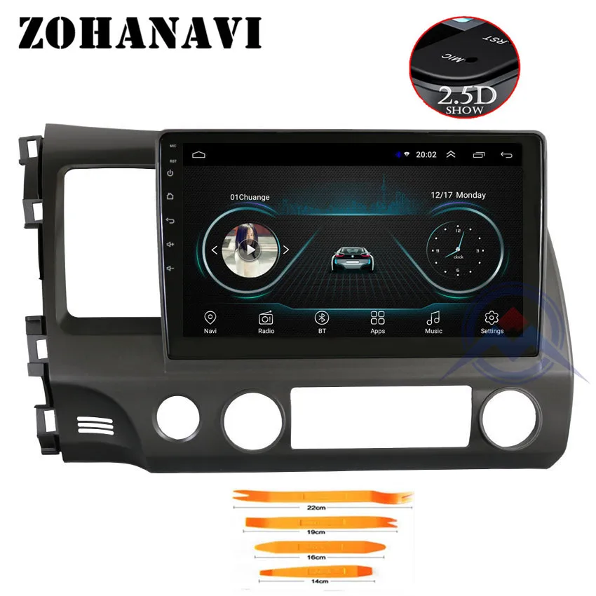 ZOHANAVI 10.2 inch car magnitol radio cassette For Honda civic 2008 2011 2009 Multimeida player car radio gps android with wifi
ZOHANAVI 10.2 inch car magnitol radio cassette For Honda civic 2008 2011 2009 Multimeida player car radio gps android with wifi