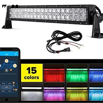 High Quality 5D Multi-color RGB LED Light Bar 22Inch 120W Light Bluetooth App Control for Off Road Jeep Trucks SUV Boat
High Quality 5D Multi-color RGB LED Light Bar 22Inch 120W Light Bluetooth App Control for Off Road Jeep Trucks SUV Boat