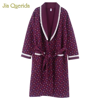 Kimono Female Robes Lingerie Plus Size Dressing Gown Cotton-padded Women Home Clothes Winter Autumn Sleep Wear Woman Bathrobe
Kimono Female Robes Lingerie Plus Size Dressing Gown Cotton-padded Women Home Clothes Winter Autumn Sleep Wear Woman Bathrobe