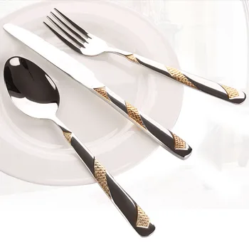 3pcs/set High Quality Stainless Steel Gold Plated Flatware Sets Tableware Cutlery Set Silverware Dinner Fork Spoon Knife 8''
3pcs/set High Quality Stainless Steel Gold Plated Flatware Sets Tableware Cutlery Set Silverware Dinner Fork Spoon Knife 8''