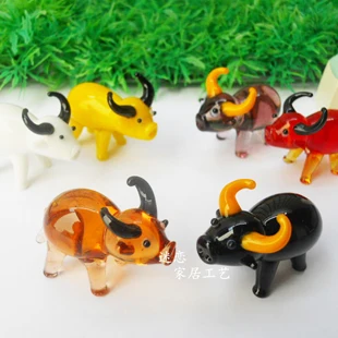 Handicraft decoration household decorative glass ornaments lunar New Year ox money crafts sculpture statues Home
Handicraft decoration household decorative glass ornaments lunar New Year ox money crafts sculpture statues Home