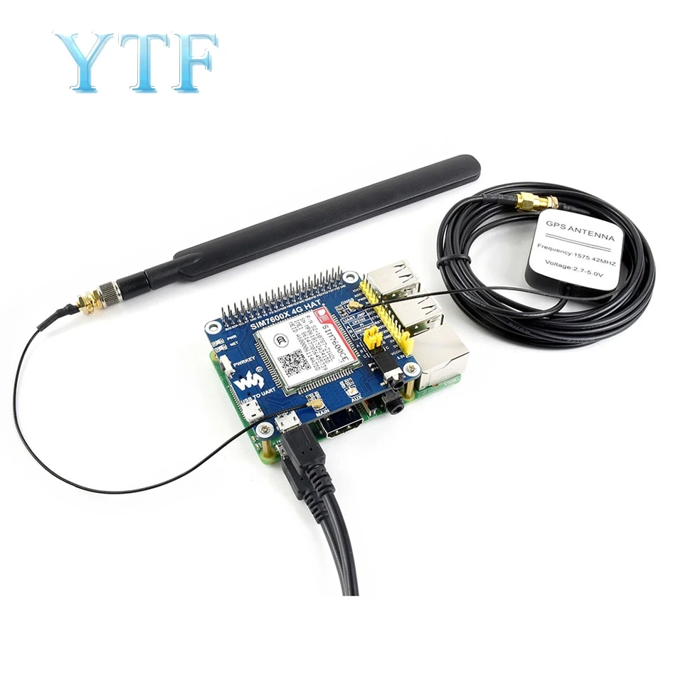 Raspberry Pi 3B+/Zero W SIM7600CE 4G/3G/2G Communication Expansion Board GNSS Positioning
Raspberry Pi 3B+/Zero W SIM7600CE 4G/3G/2G Communication Expansion Board GNSS Positioning
