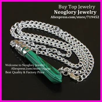 10PCS Natural Malachite Gems Long Point Pendulum Pendant,Hexagon Healing Chakra Reiki Quartz Wand Pendulum Pendant Necklace
10PCS Natural Malachite Gems Long Point Pendulum Pendant,Hexagon Healing Chakra Reiki Quartz Wand Pendulum Pendant Necklace