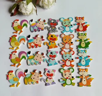 60pcs Diy Mixed cartoon style 2 Holes Wooden Buttons Sewing Accessories Scrapbooking Crafts Decorative Buttons
60pcs Diy Mixed cartoon style 2 Holes Wooden Buttons Sewing Accessories Scrapbooking Crafts Decorative Buttons