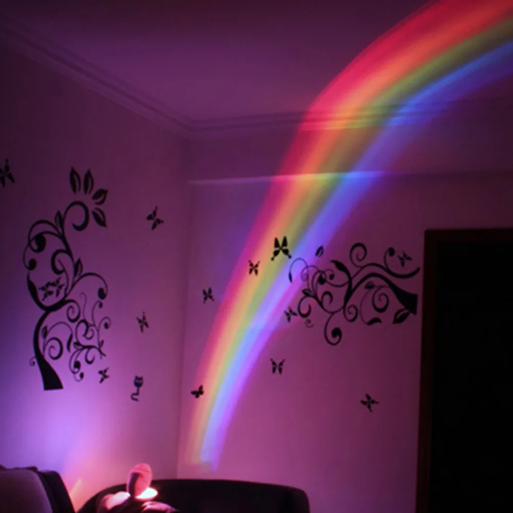 Mini Romantic Colorful Lamp Rainbow Projector Rainbow Light Rechargeable Rainbow Night Light For Home Art Decor #4M08
Mini Romantic Colorful Lamp Rainbow Projector Rainbow Light Rechargeable Rainbow Night Light For Home Art Decor #4M08
