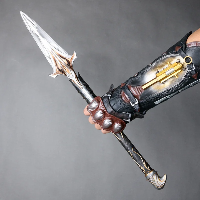 9th generation Assassin Sleeve arrow Odyssey Leonidas Spear sword hidden blade figure model Cosplay props with the Box
9th generation Assassin Sleeve arrow Odyssey Leonidas Spear sword hidden blade figure model Cosplay props with the Box