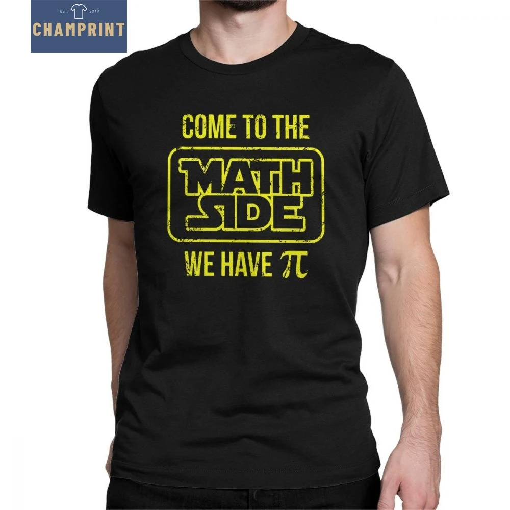 Come To The Math Side We Have Pi T-Shirt Men's Pie Geek Short Sleeve Cool Tees Crew Neck 100% Cotton Clothes Plus Size T Shirt
Come To The Math Side We Have Pi T-Shirt Men's Pie Geek Short Sleeve Cool Tees Crew Neck 100% Cotton Clothes Plus Size T Shirt