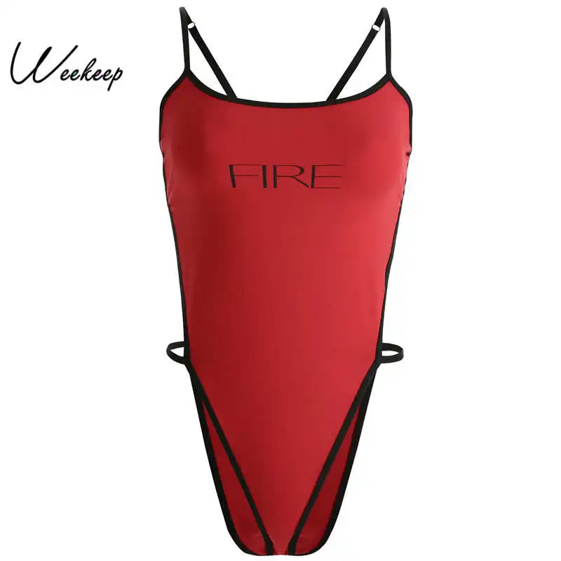 Weekeep Women Sexy Bodycon Backless Bodysuit 2019 Summer Letter Print Bodysuits Party Clubwear High Street Romper Jumpsuits
Weekeep Women Sexy Bodycon Backless Bodysuit 2019 Summer Letter Print Bodysuits Party Clubwear High Street Romper Jumpsuits