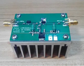 1MHz to 512MHz 1.6W HF FM VHF UHF RF radio broadband Power amplifiers + Heatsink
1MHz to 512MHz 1.6W HF FM VHF UHF RF radio broadband Power amplifiers + Heatsink
