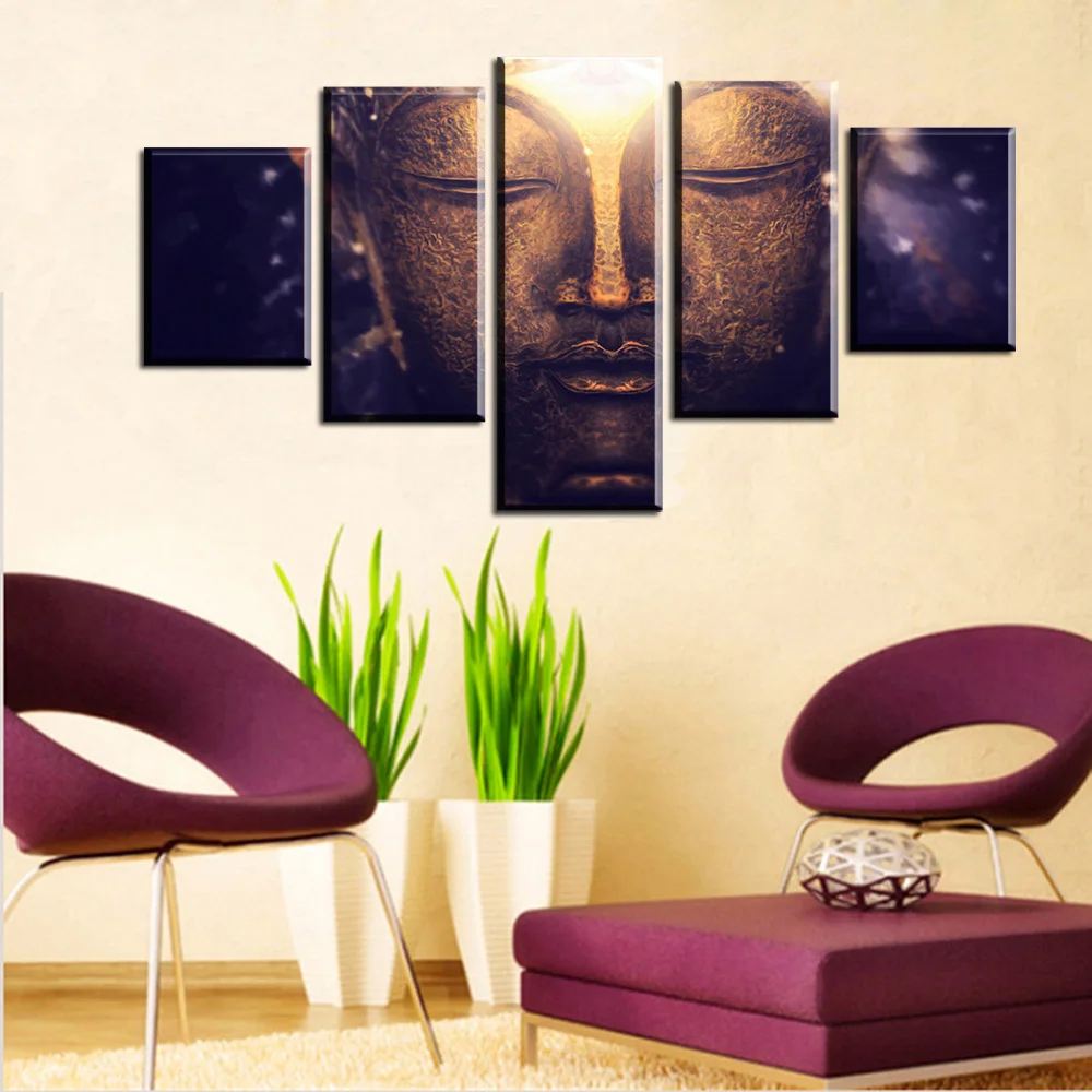 xdr467 Unframed 5 Piece Home Decoration Wall Art Large Size HD Canvas Painting Printed Buddha Modular Picture Painting For Livin
xdr467 Unframed 5 Piece Home Decoration Wall Art Large Size HD Canvas Painting Printed Buddha Modular Picture Painting For Livin