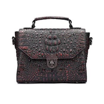 Famous Brand design Genuine Leather bag Women purse Shoulder Bag Female Crocodile Pattern Cowhide Women Tote Bag Handbag
Famous Brand design Genuine Leather bag Women purse Shoulder Bag Female Crocodile Pattern Cowhide Women Tote Bag Handbag