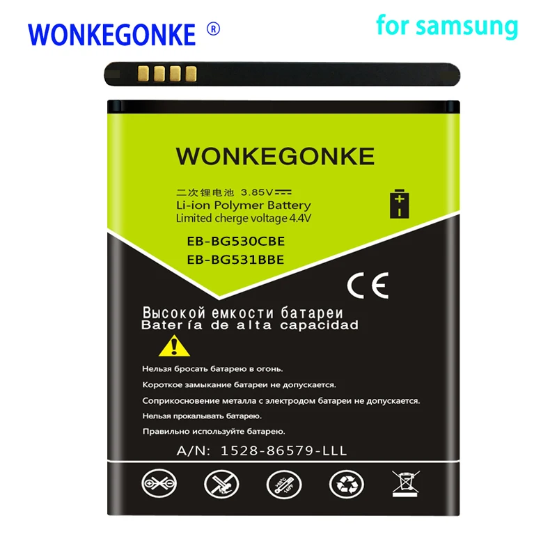 EB-BG530CBE EB-BG531BBE for Samsung Galaxy Grand Prime J3 2016 J320F SM-J320FN G5308W G530 G530H G531 J5 2015 battery 3500mah
EB-BG530CBE EB-BG531BBE for Samsung Galaxy Grand Prime J3 2016 J320F SM-J320FN G5308W G530 G530H G531 J5 2015 battery 3500mah