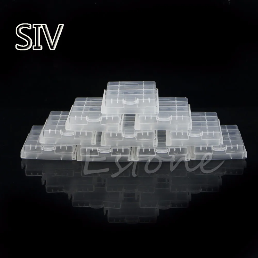 SIV Battery Storage Box 10PCS 4X AA AAA Hard Plastic Battery Case Holder Storage Box for 4X AA AAA Battery White
SIV Battery Storage Box 10PCS 4X AA AAA Hard Plastic Battery Case Holder Storage Box for 4X AA AAA Battery White
