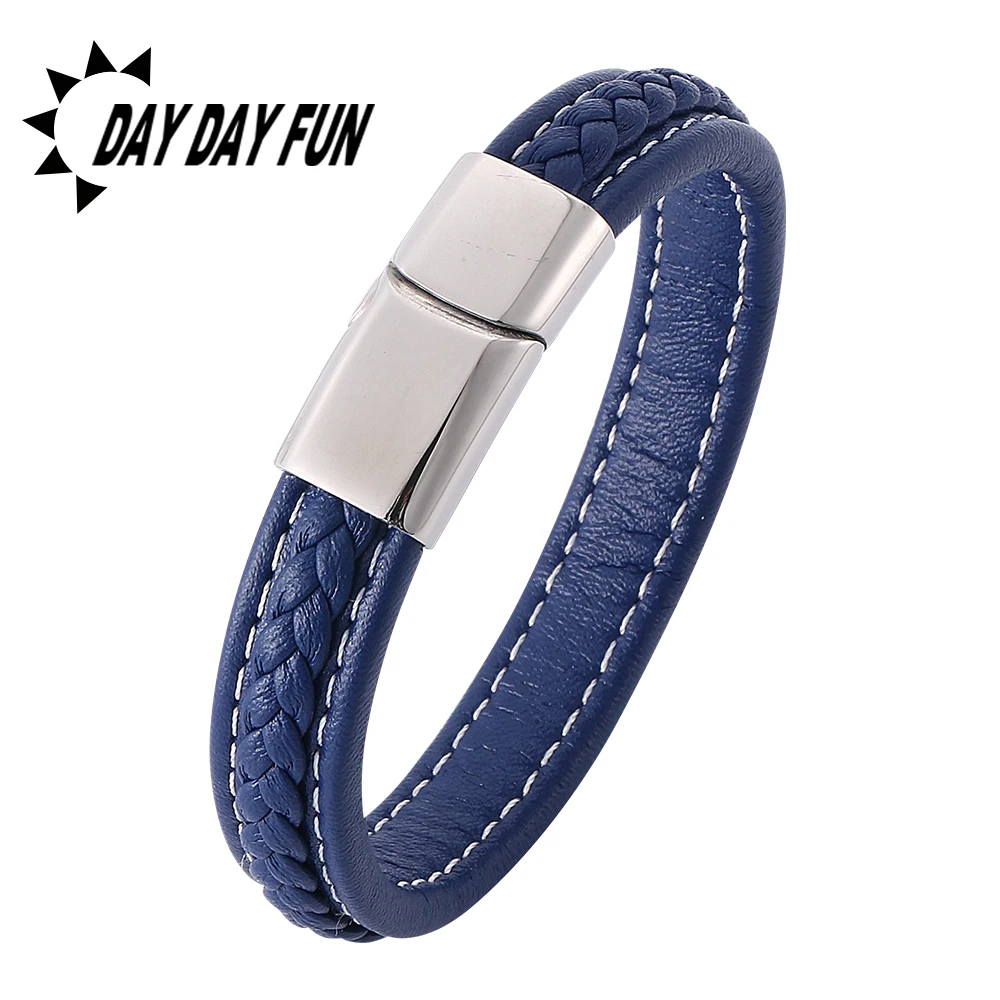 2019 Male Jewelry Braided Leather Bracelet Handmade Bracelet Black Stainless Steel Magnetic Clasps Men Wrist Band Gifts E728L
2019 Male Jewelry Braided Leather Bracelet Handmade Bracelet Black Stainless Steel Magnetic Clasps Men Wrist Band Gifts E728L
