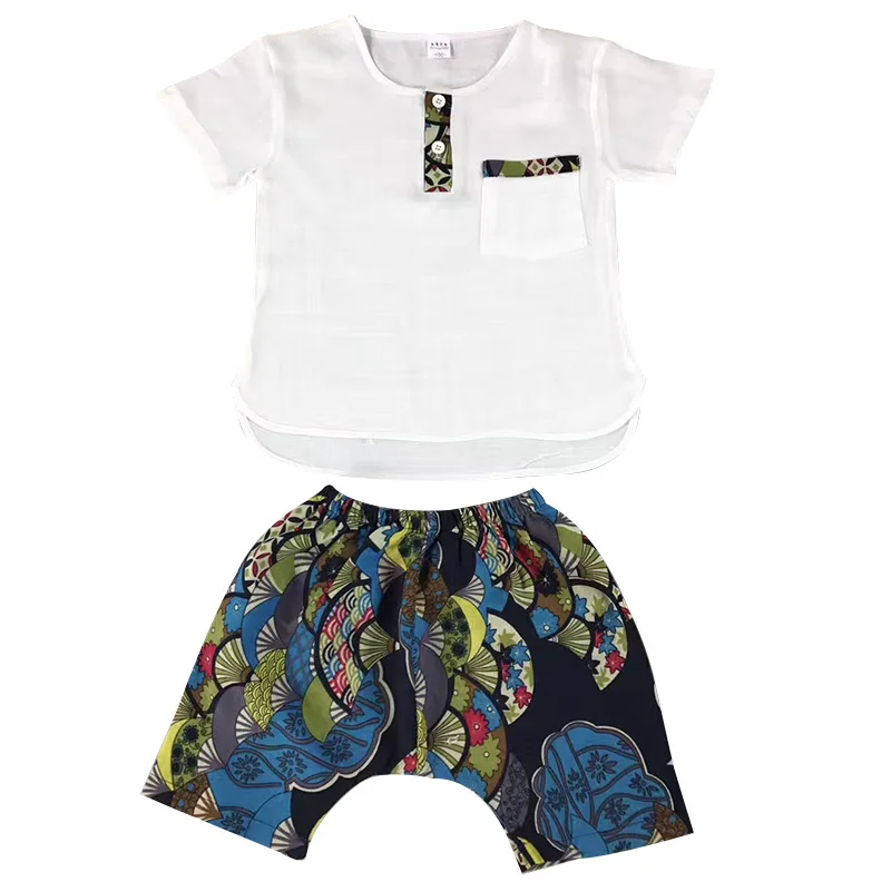 Summer Toddler Kids Baby Boy Clothes Sets Ethnic Style Children's Chinese Clothing Tang Suit Summer Short-Sleeved Pants 2-6Y
Summer Toddler Kids Baby Boy Clothes Sets Ethnic Style Children's Chinese Clothing Tang Suit Summer Short-Sleeved Pants 2-6Y