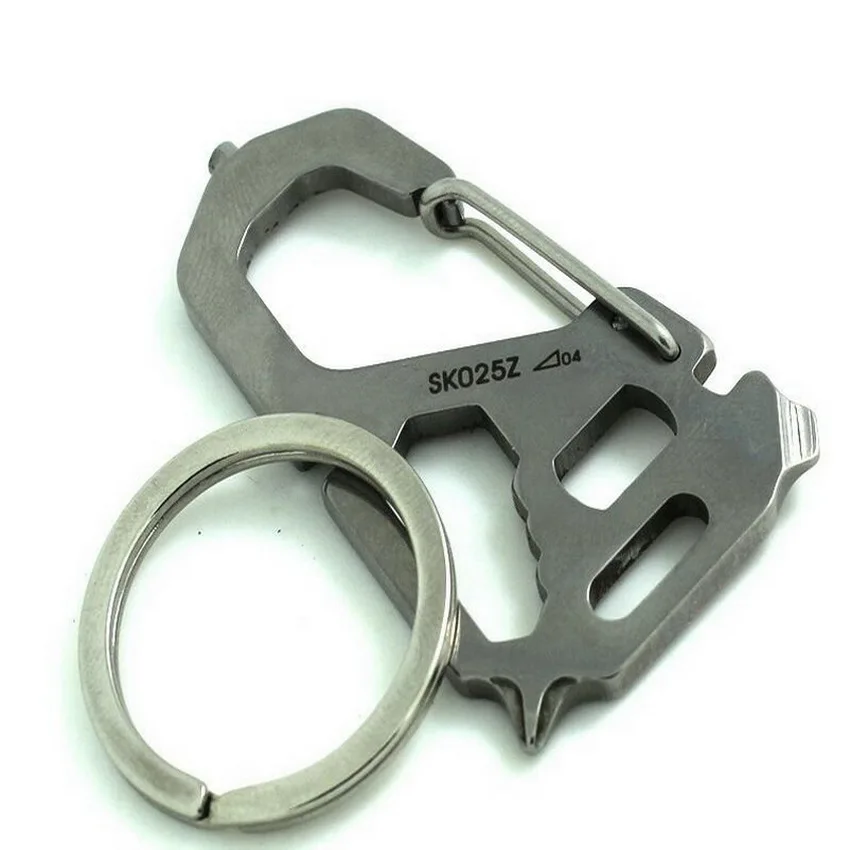Carabiner Keychain Multi Purpose Gadgets, Portable Security Self-Defense Tool Wrench, Screwdriver, Etc. Set
Carabiner Keychain Multi Purpose Gadgets, Portable Security Self-Defense Tool Wrench, Screwdriver, Etc. Set